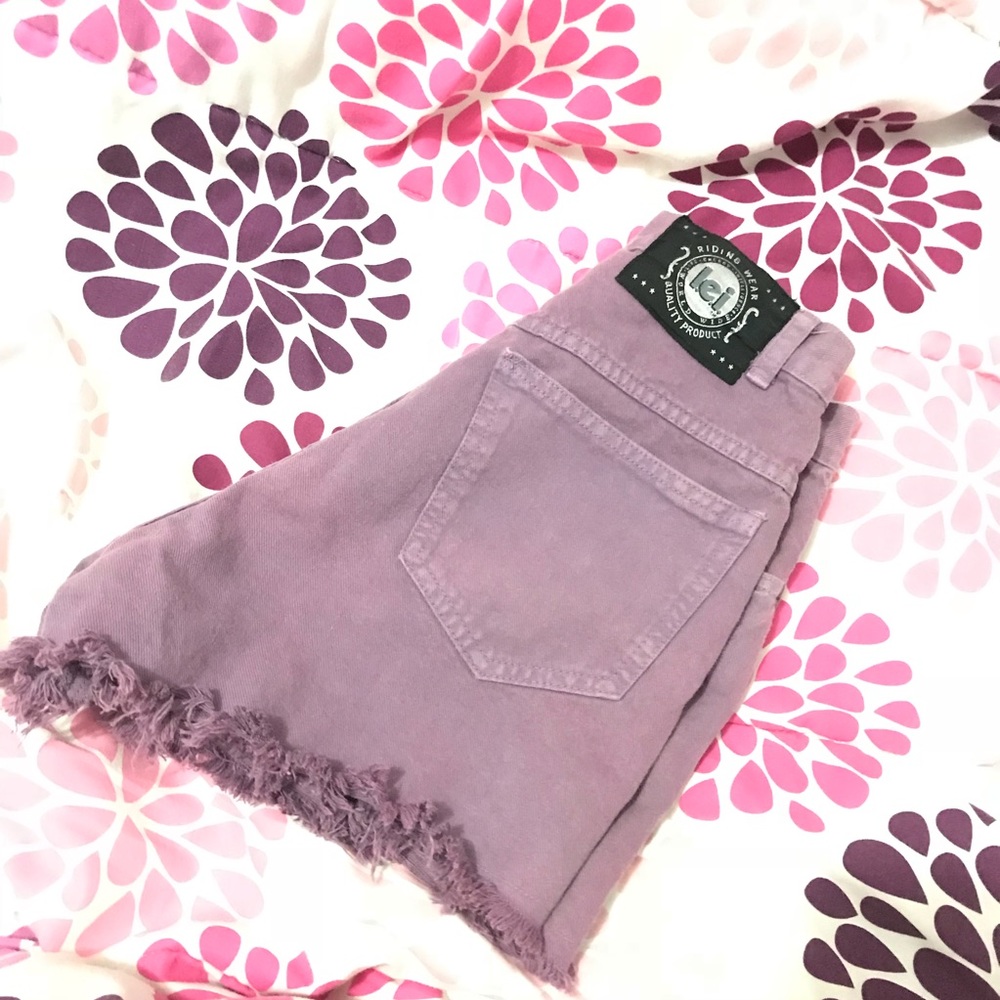VTG LEI MOM HIGH WAISTED SHORTS